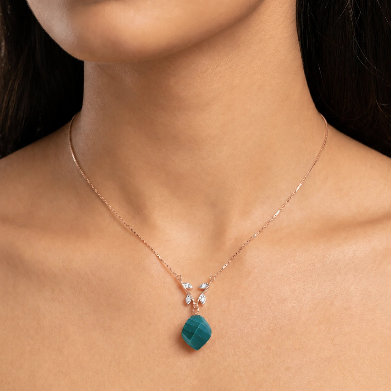 Rose Gold Emerald & Diamond — Alcina