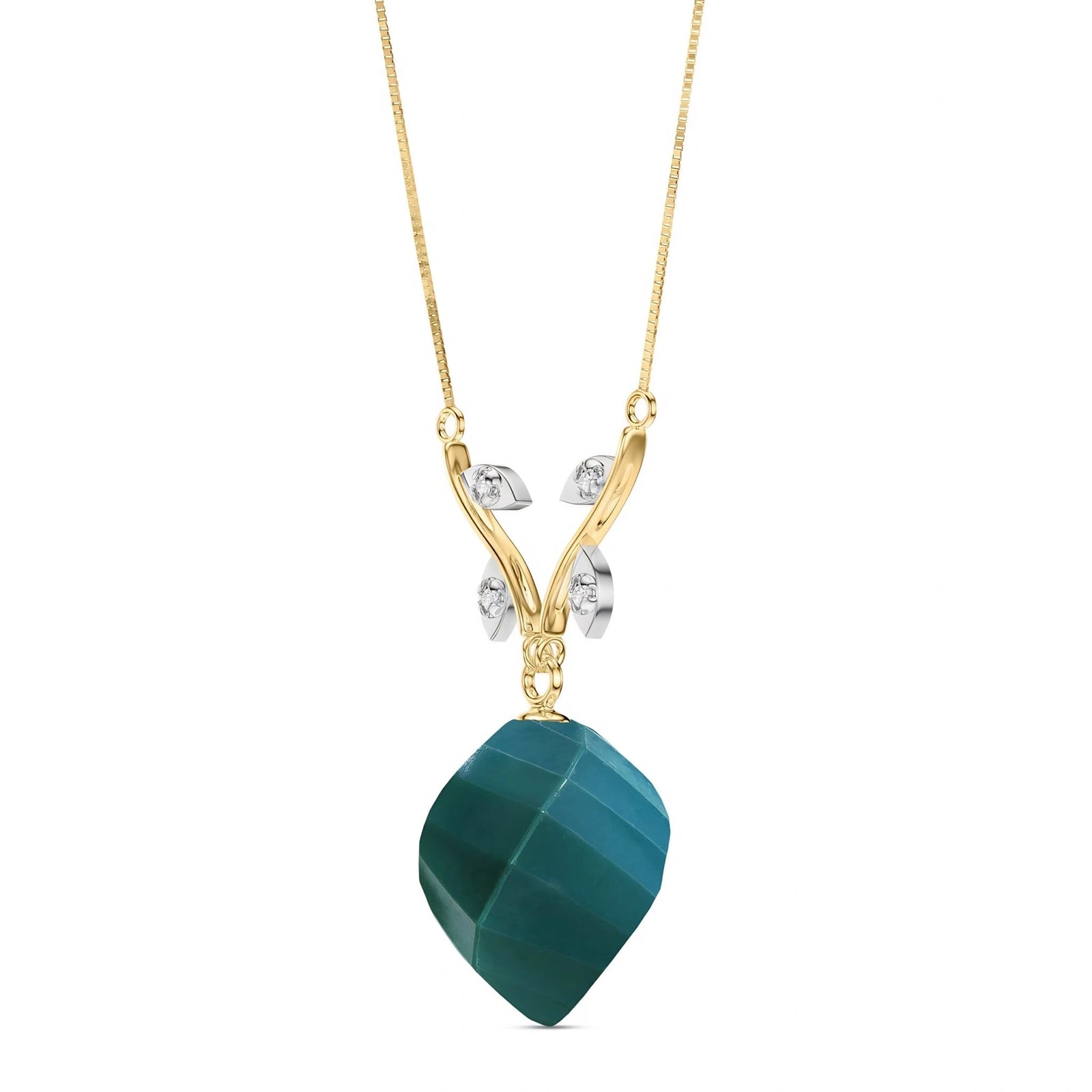 Yellow Gold Emerald & Diamond — Alcina