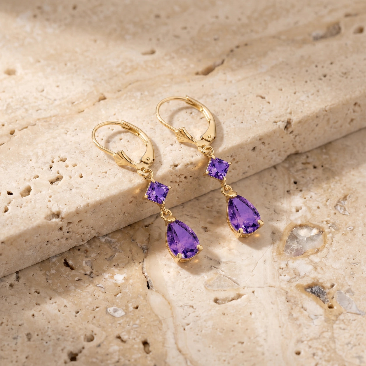 Yellow Gold Amethyst — Evangelista