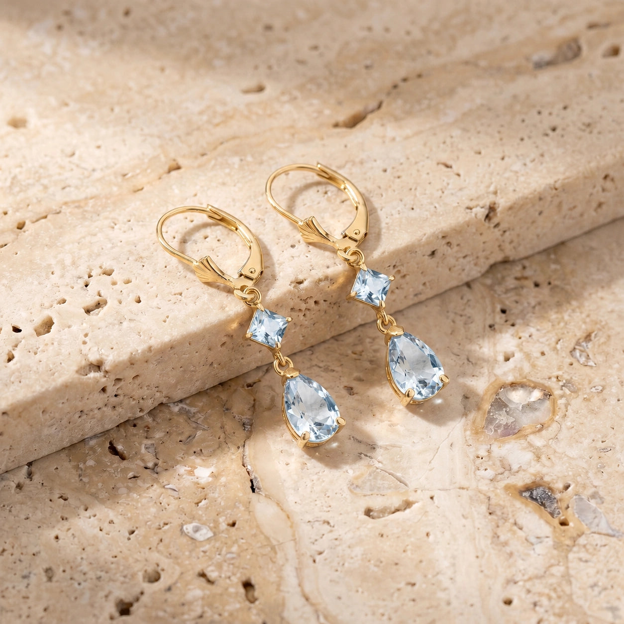 Yellow Gold Aquamarine — Evangelista