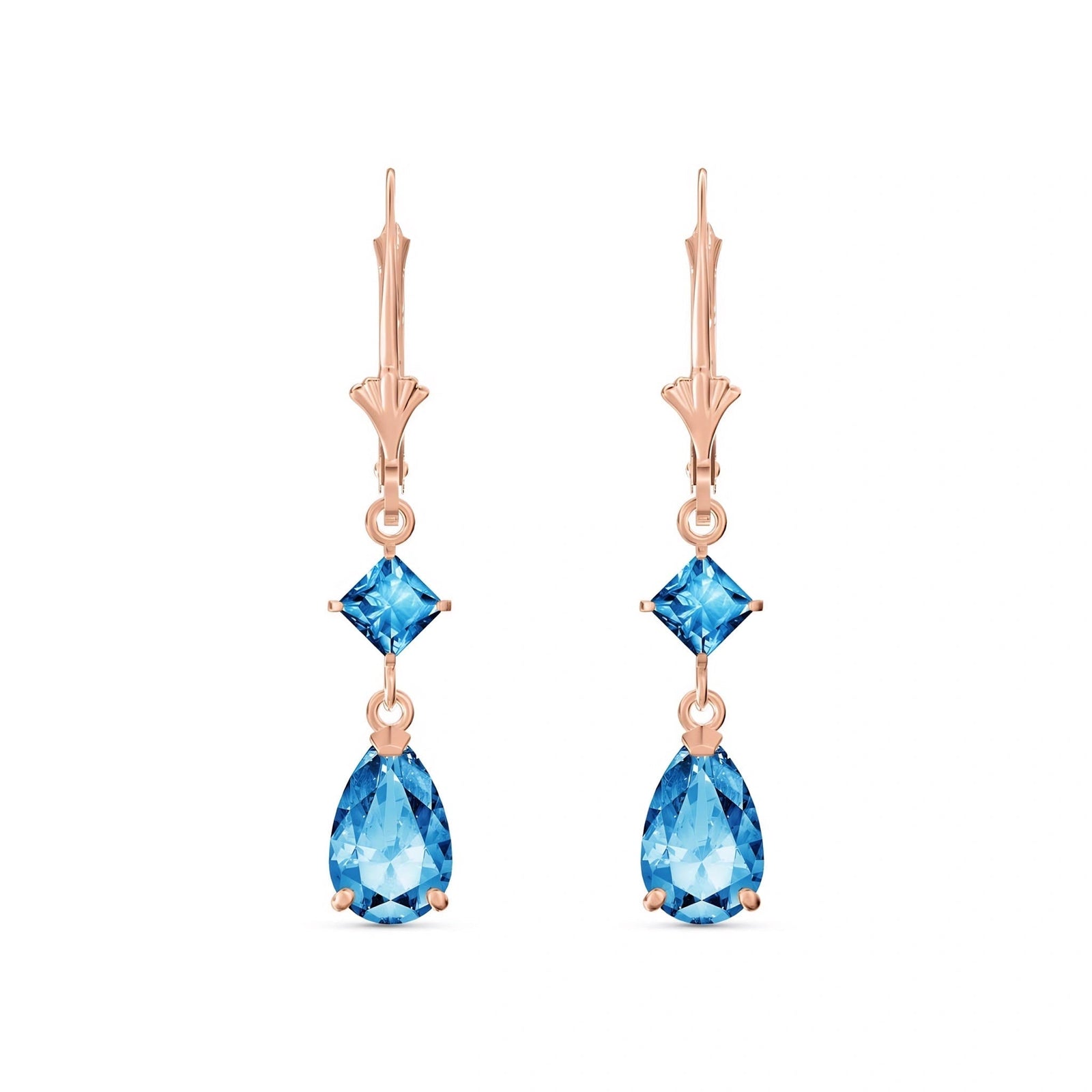 Rose Gold Blue Topaz — Evangelista