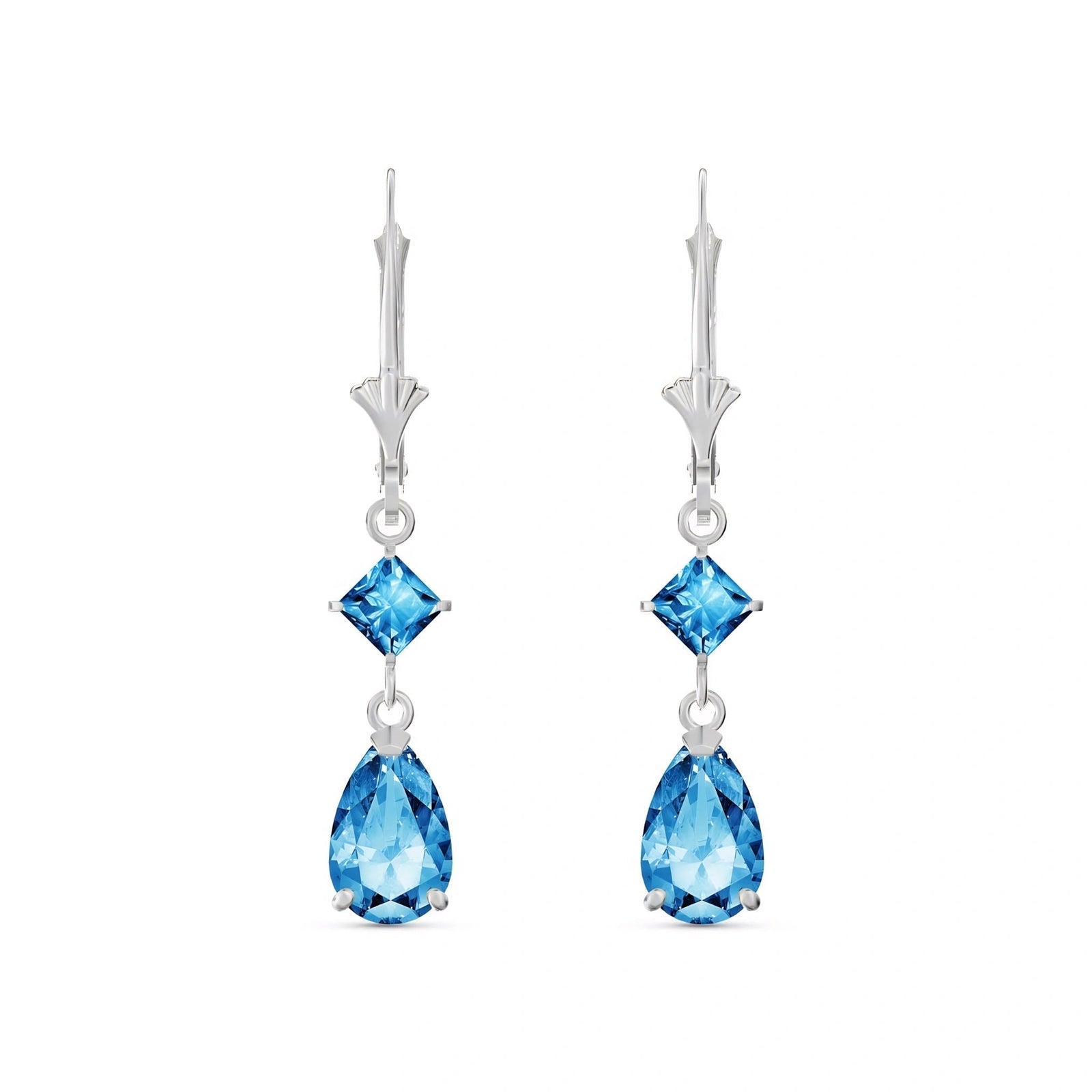 White Gold Blue Topaz — Evangelista