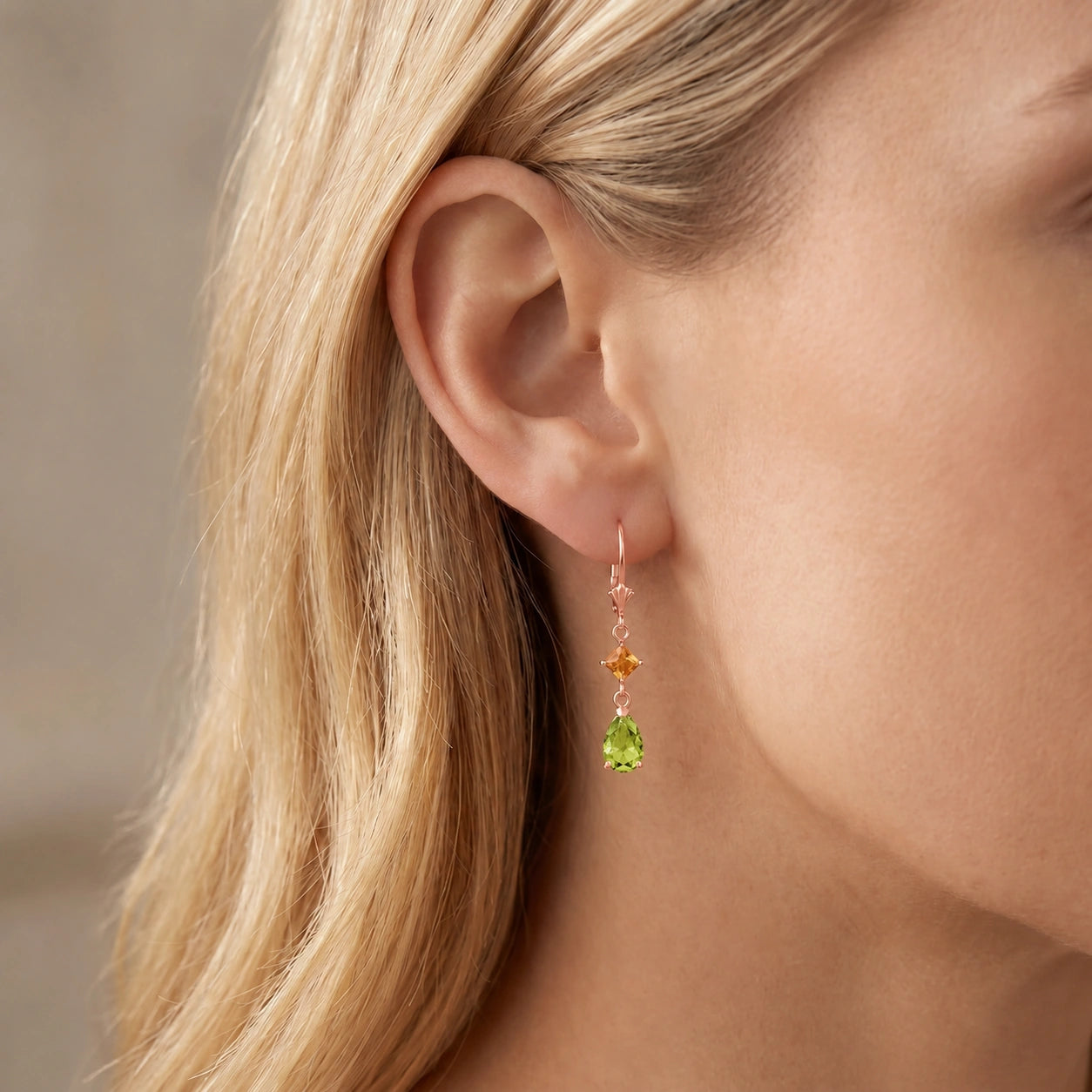 Rose Gold Citrine & Peridot — Evangelista