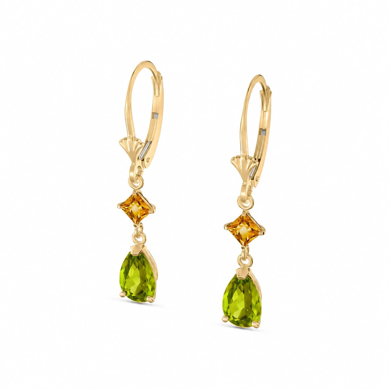Yellow Gold Citrine & Peridot — Evangelista