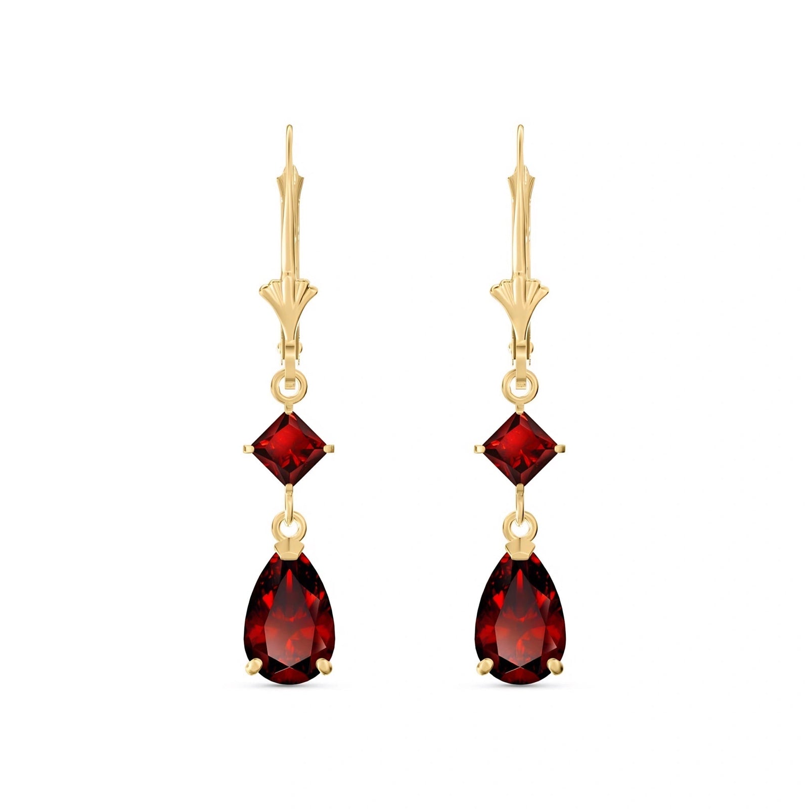 Yellow Gold Garnet — Evangelista