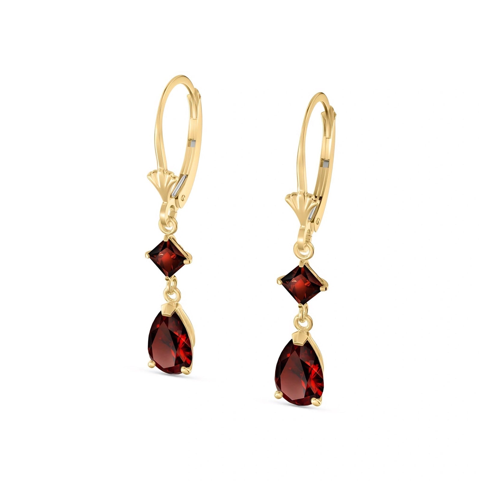 Yellow Gold Garnet — Evangelista