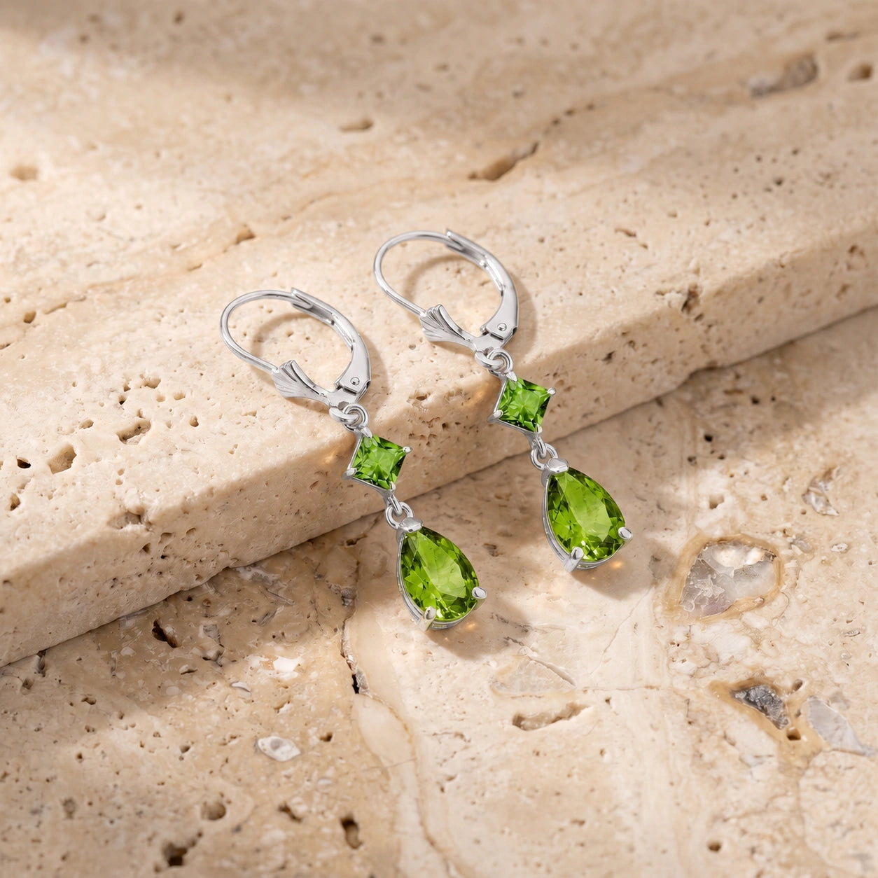 White Gold Peridot — Evangelista