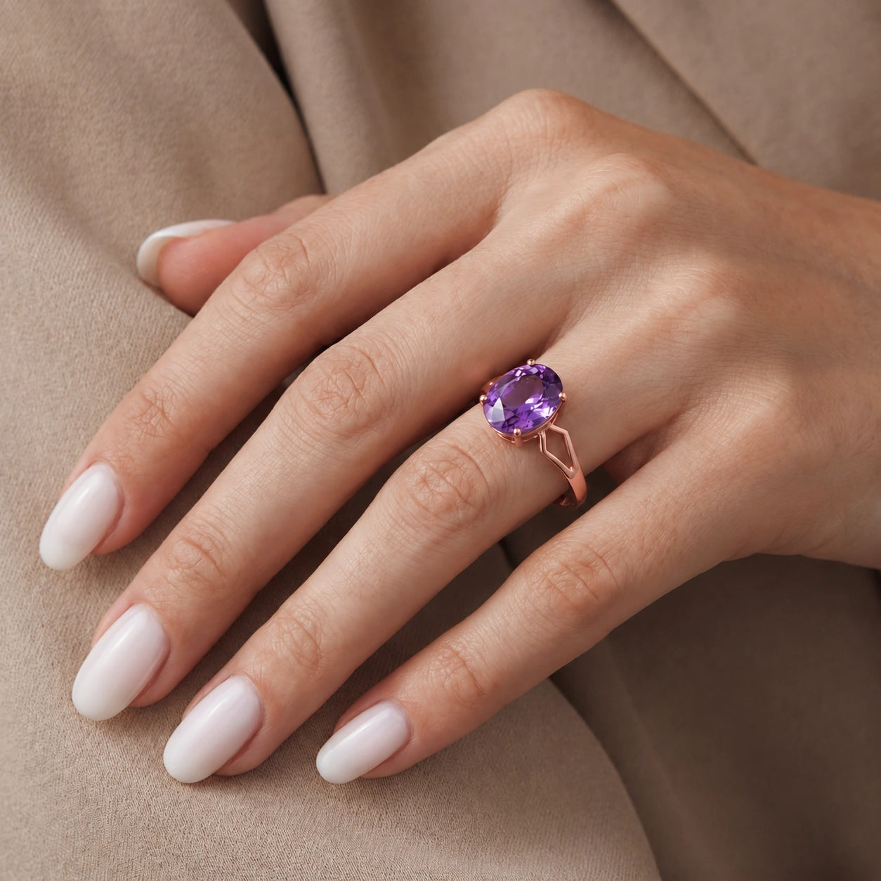 Rose Gold Amethyst — Vanda