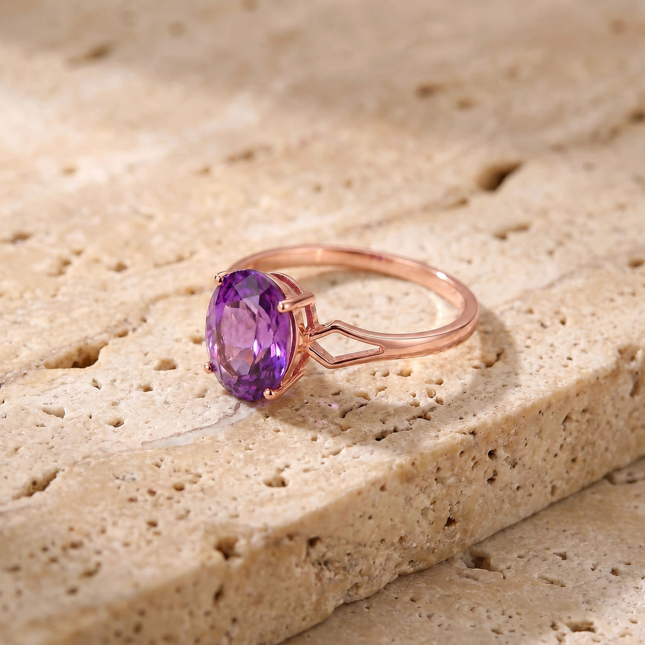 Rose Gold Amethyst — Vanda