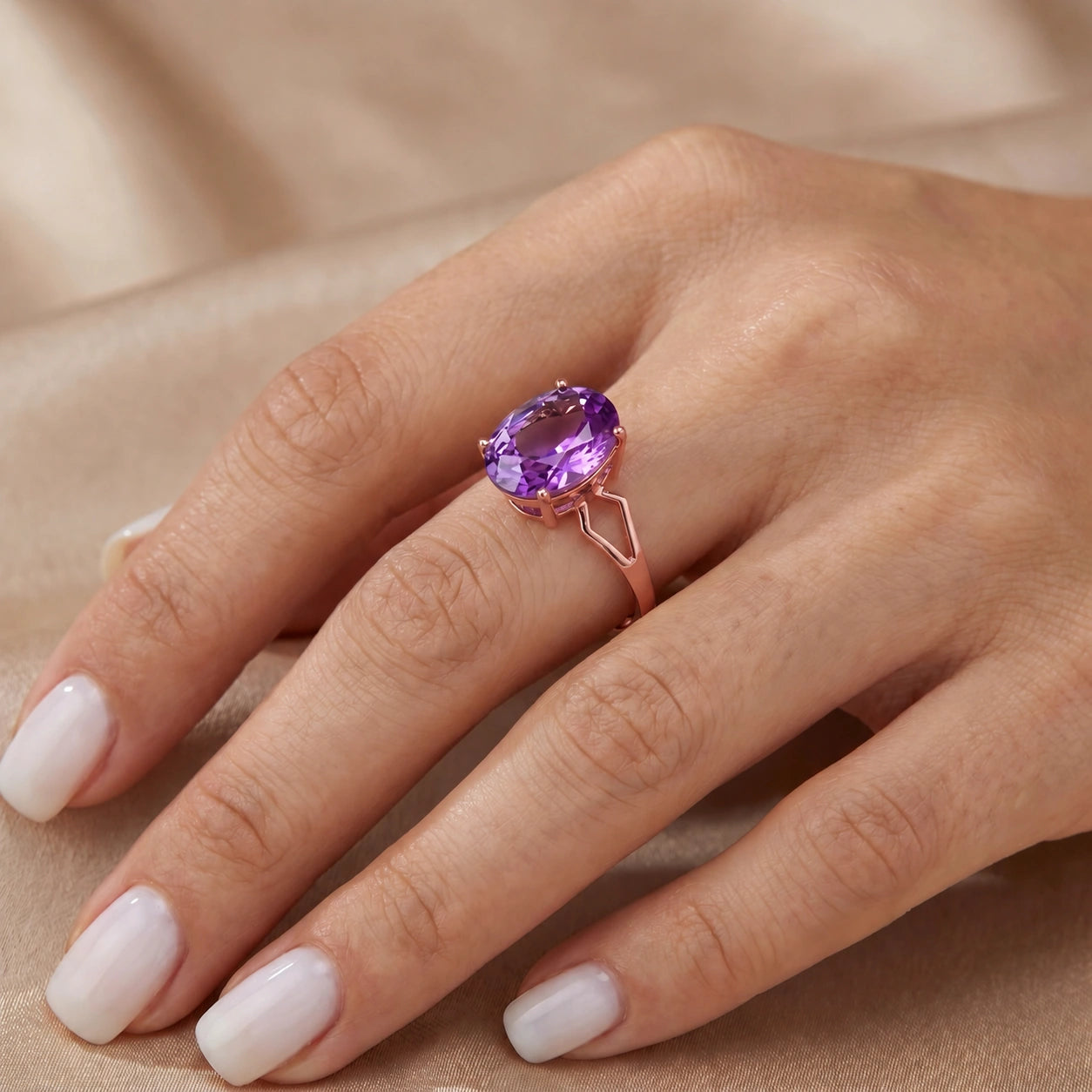 Rose Gold Amethyst — Vanda