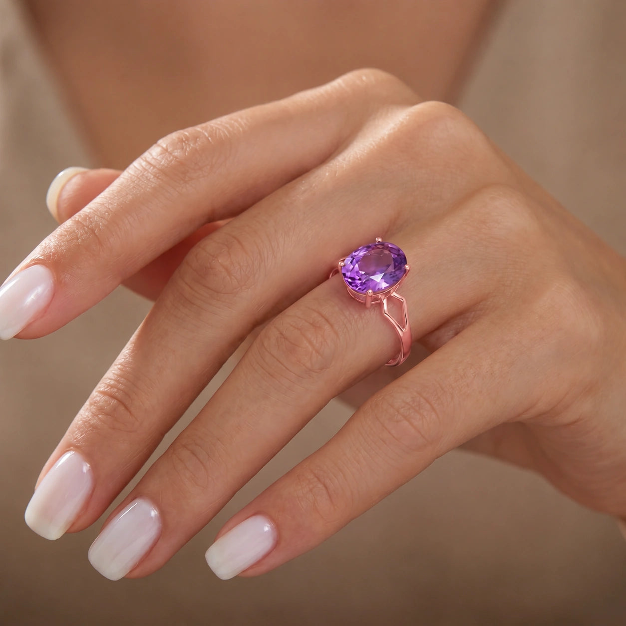 Rose Gold Amethyst — Vanda