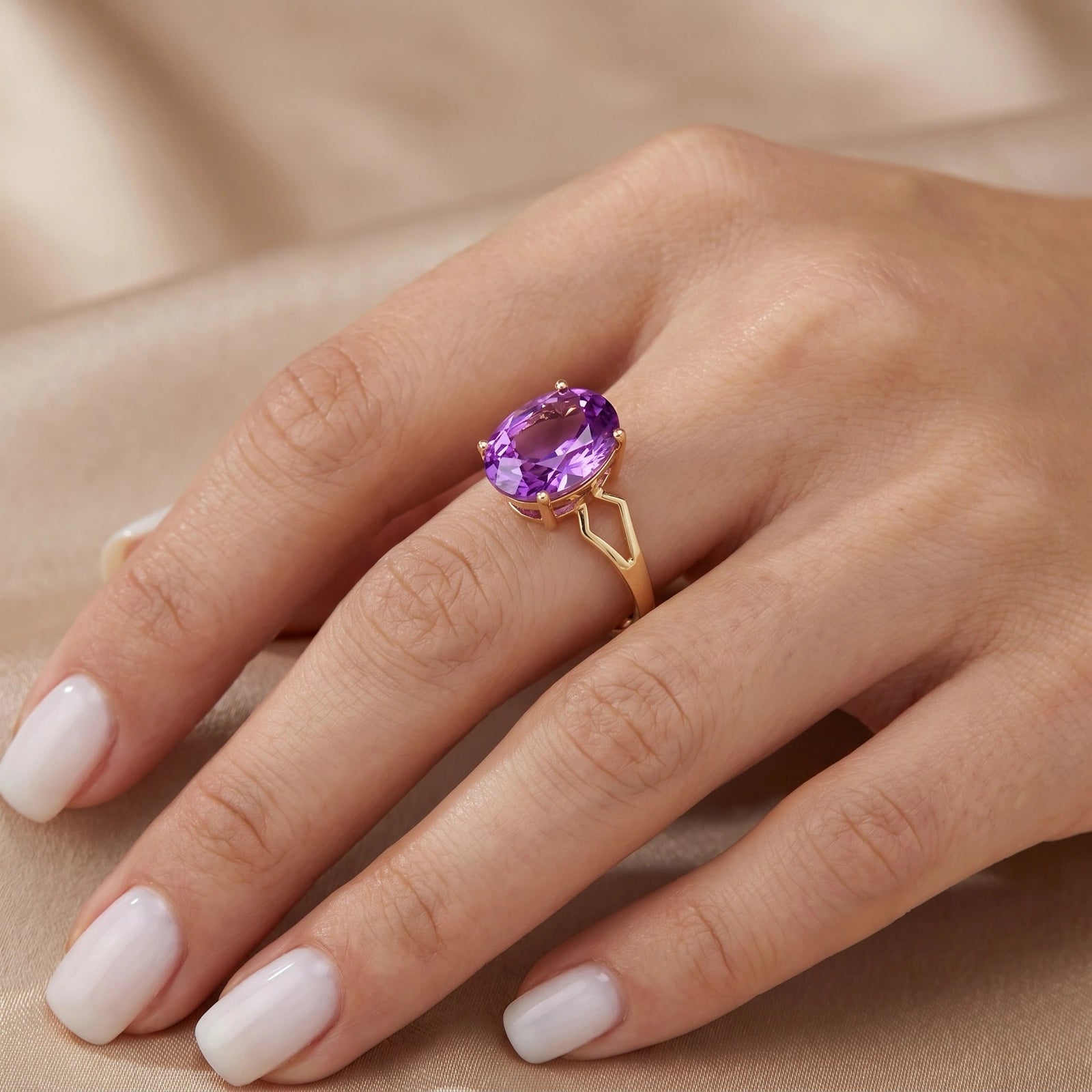 Yellow Gold Amethyst — Vanda
