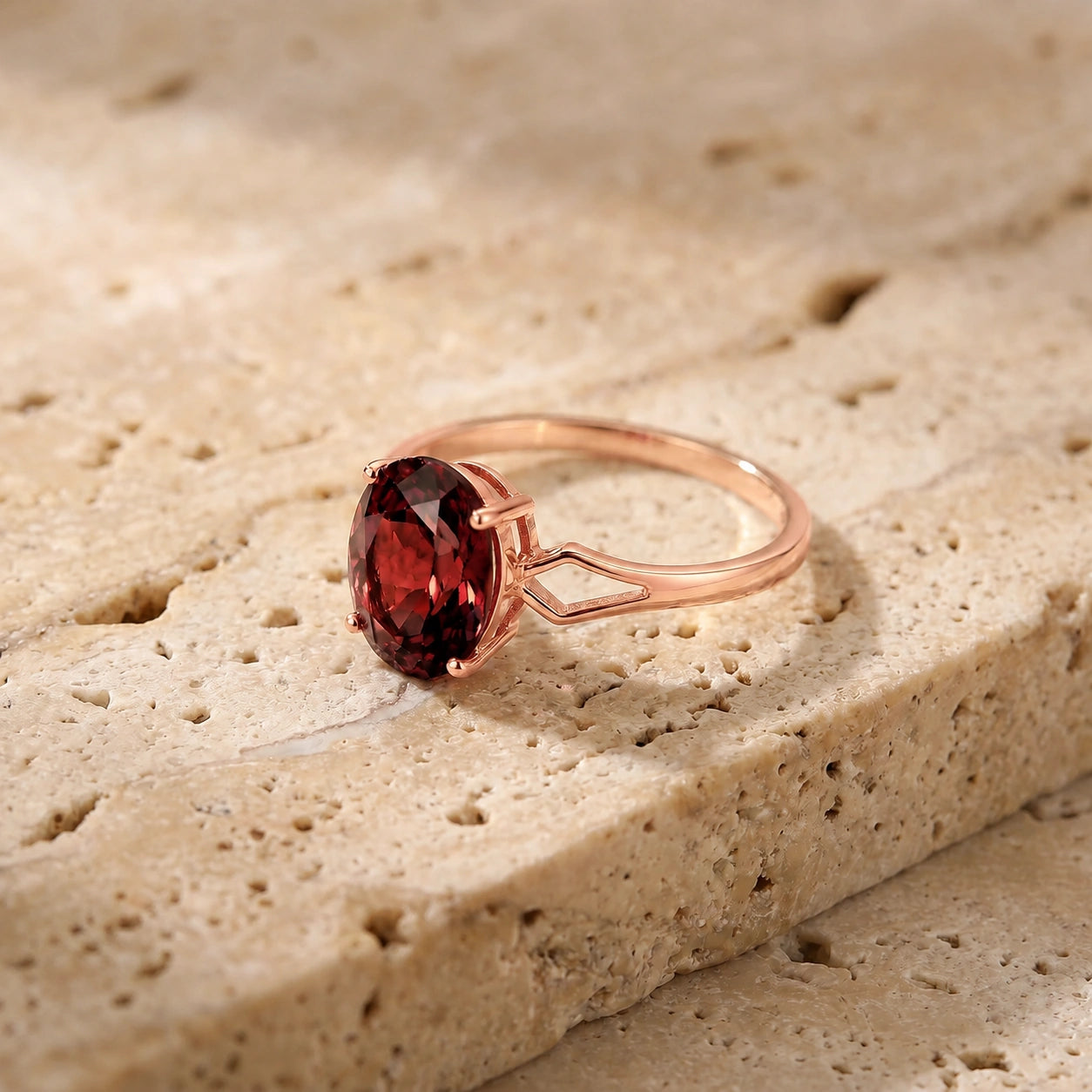 Rose Gold Garnet — Vanda
