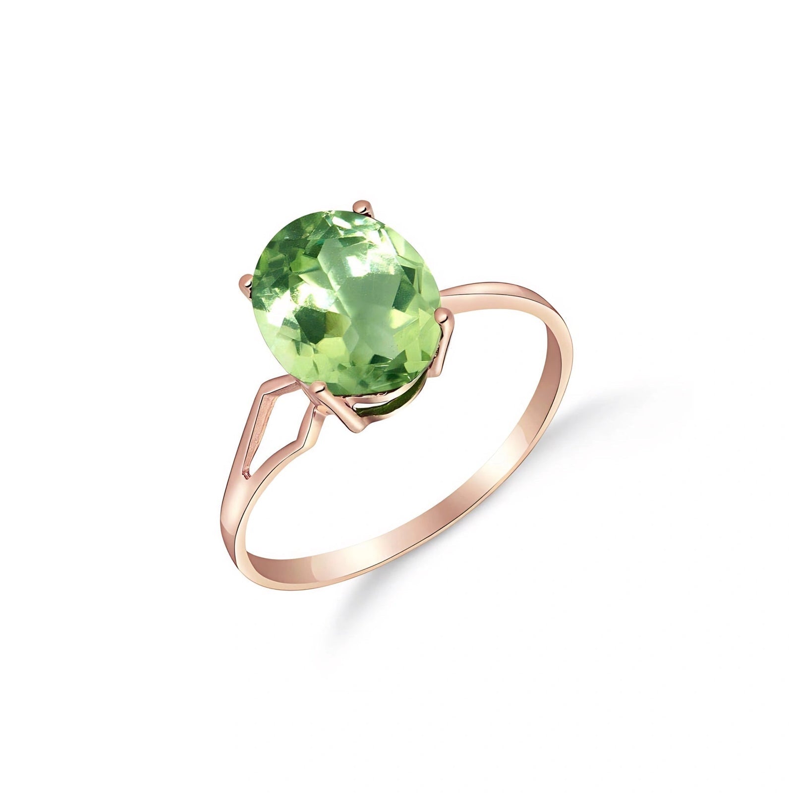 Rose Gold Green Amethyst — Vanda
