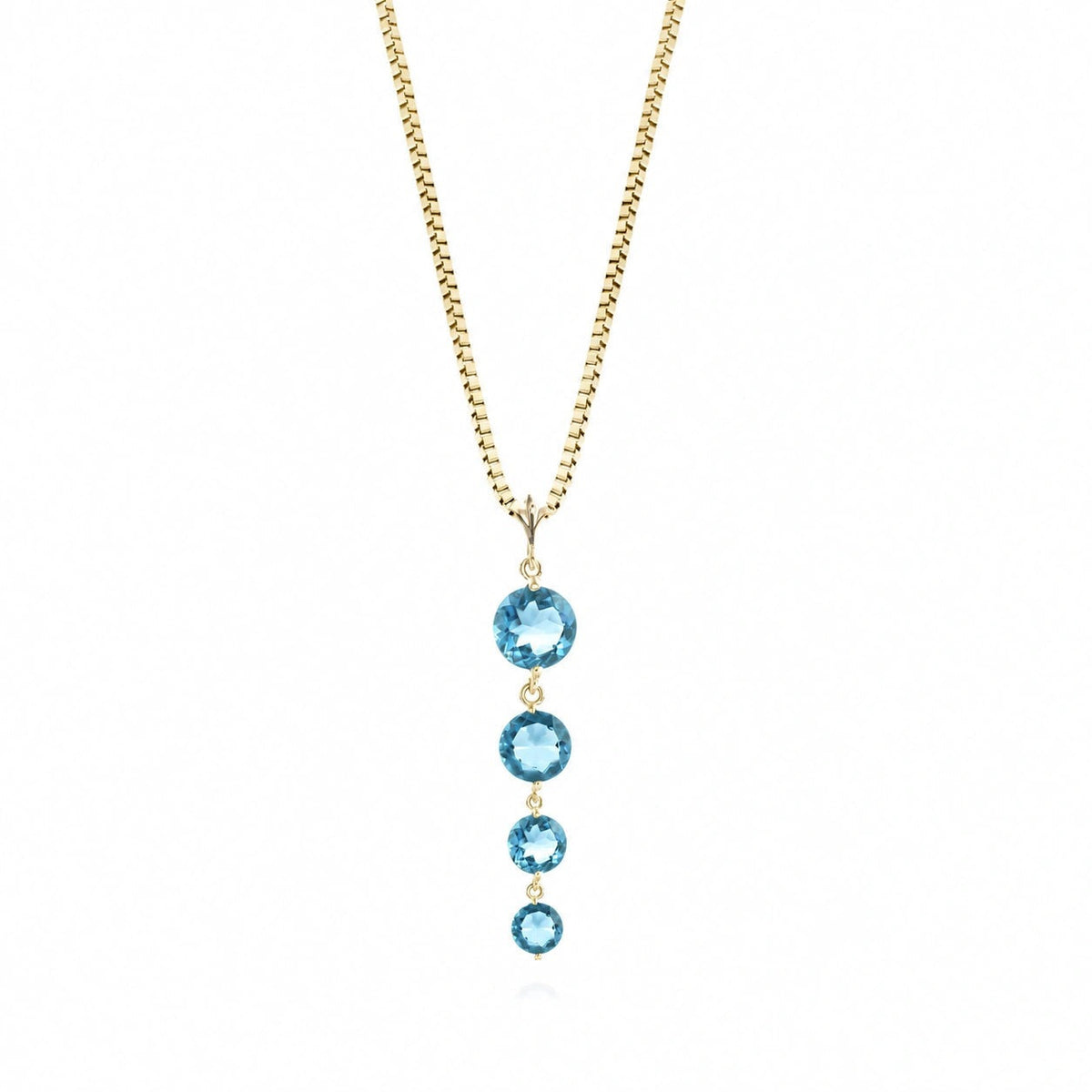 Yellow Gold Classic Necklace Amethyst 10K — Clementina