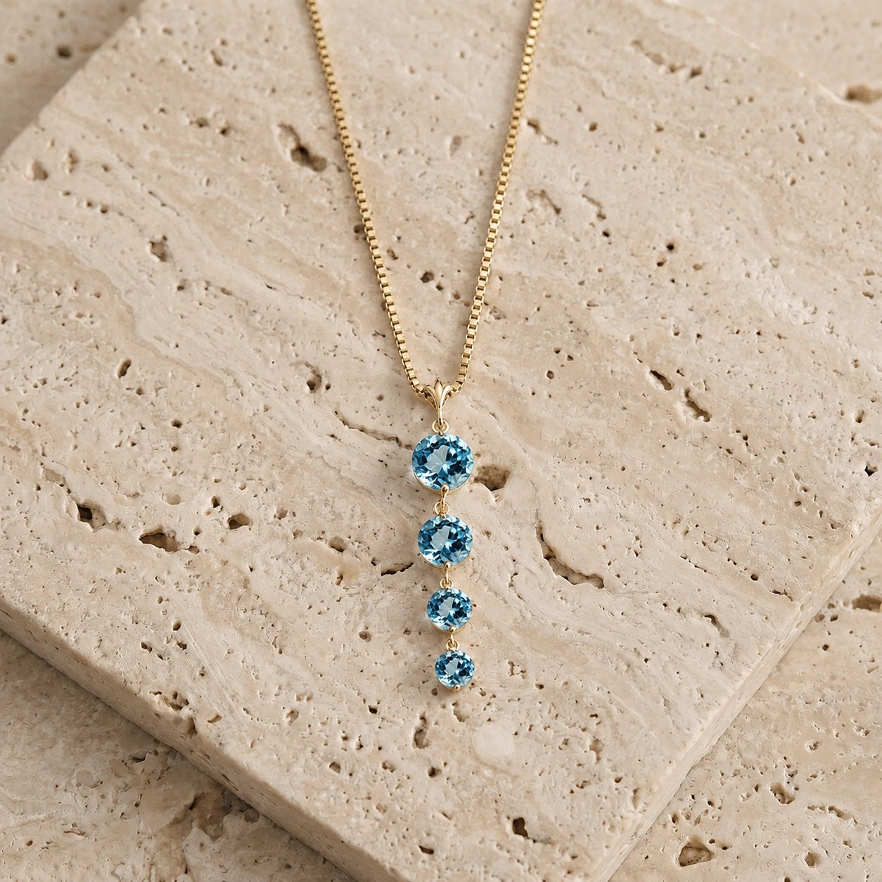 Yellow Gold Classic Necklace Amethyst 10K — Clementina