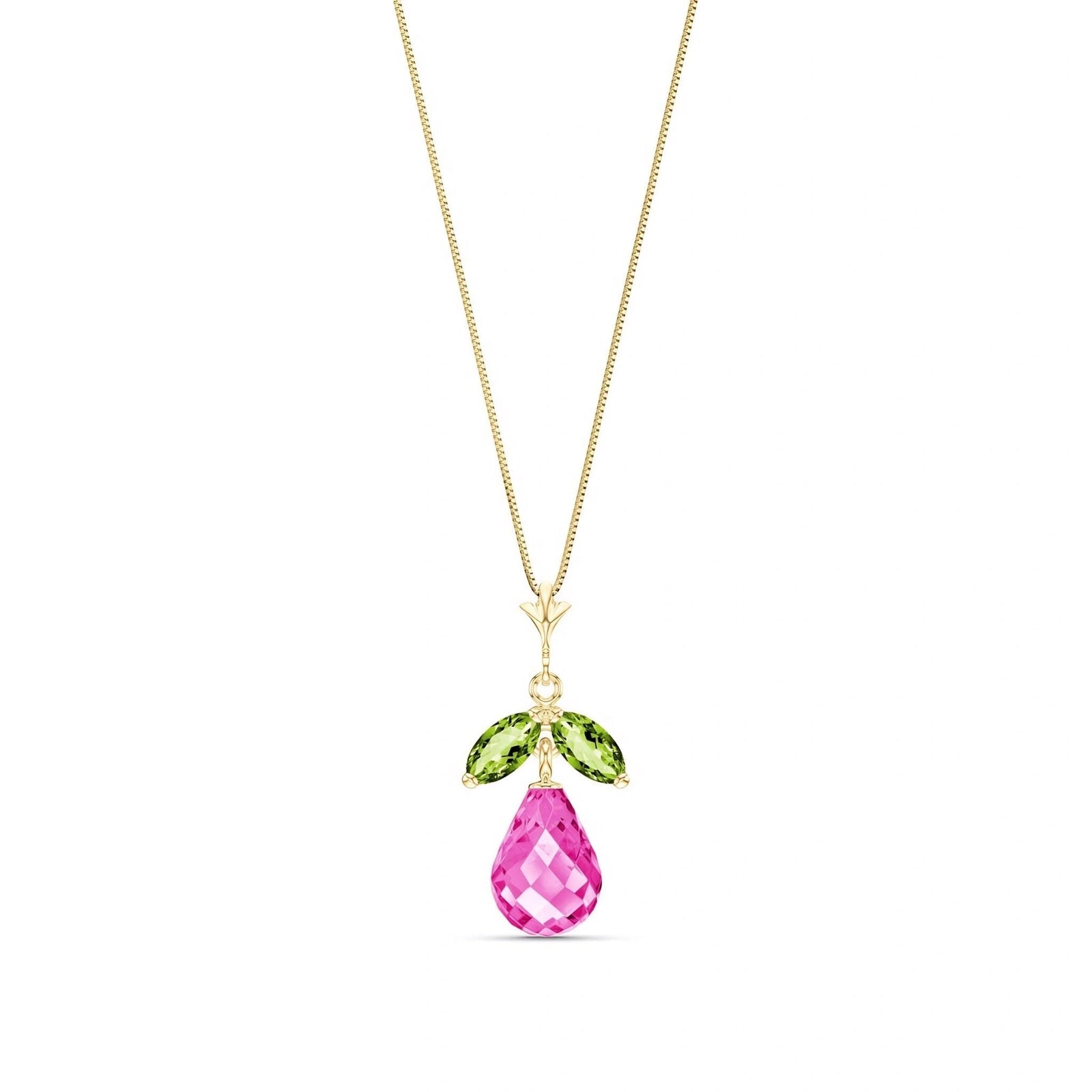 Yellow Gold Atelier Necklace Citrine 10K — Marilena