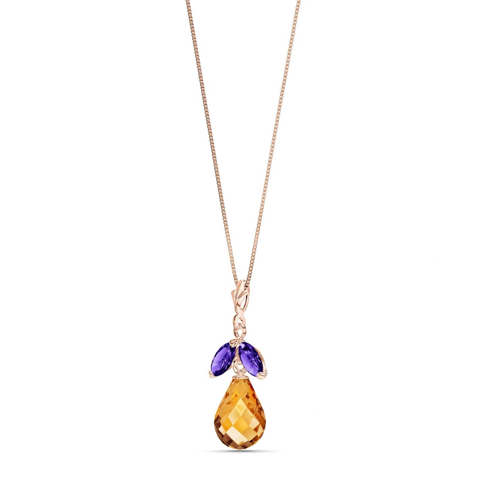 Rose Gold Atelier Necklace Peridot 10K — Marilena