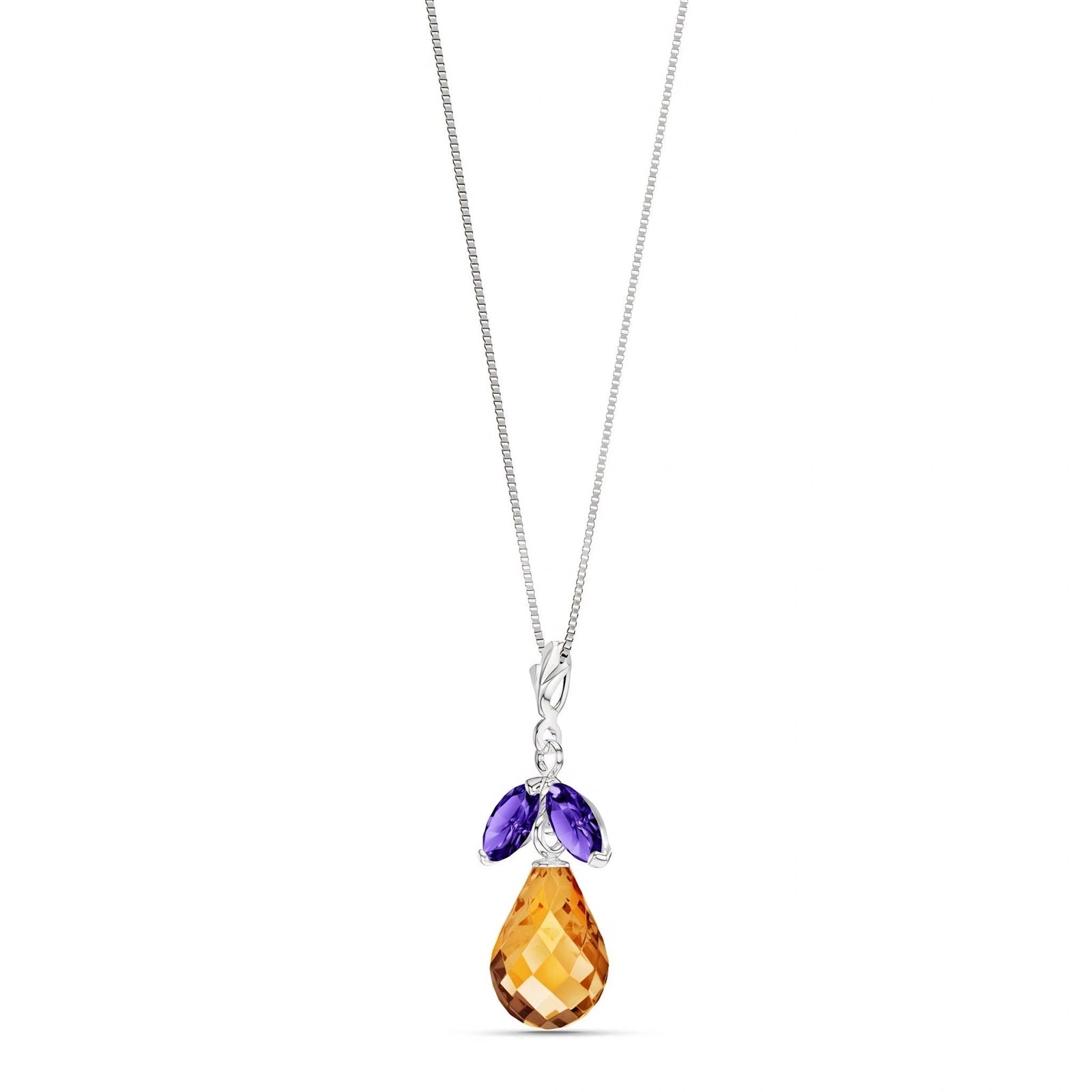 White Gold Atelier Necklace Peridot 10K — Marilena