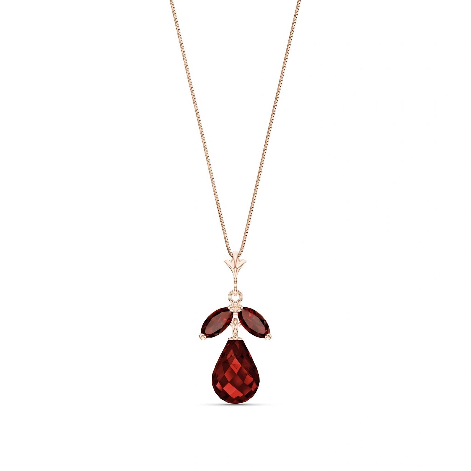 Rose Gold Atelier Necklace Pink Topaz 10K — Marilena