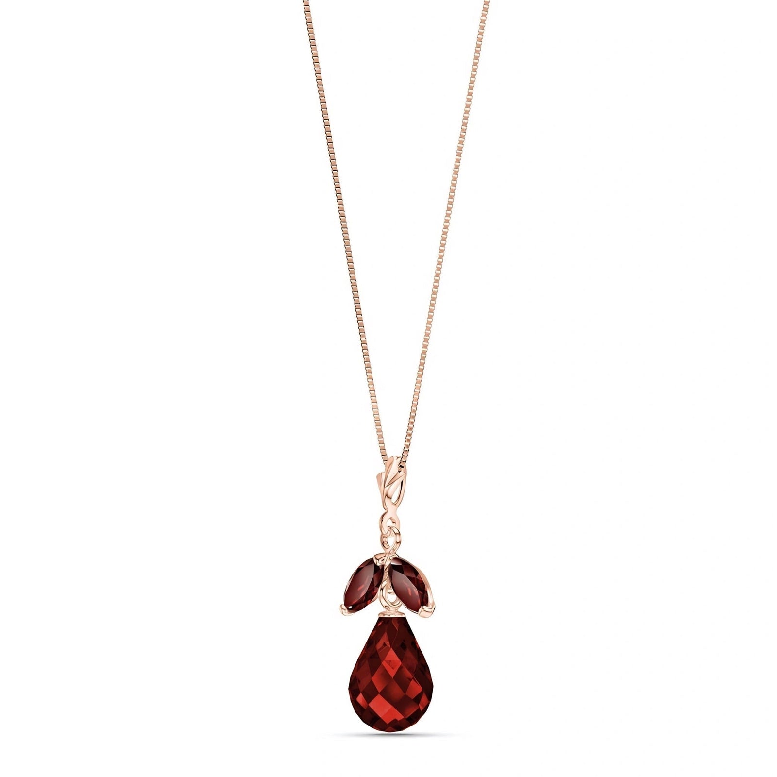 Rose Gold Atelier Necklace Pink Topaz 10K — Marilena