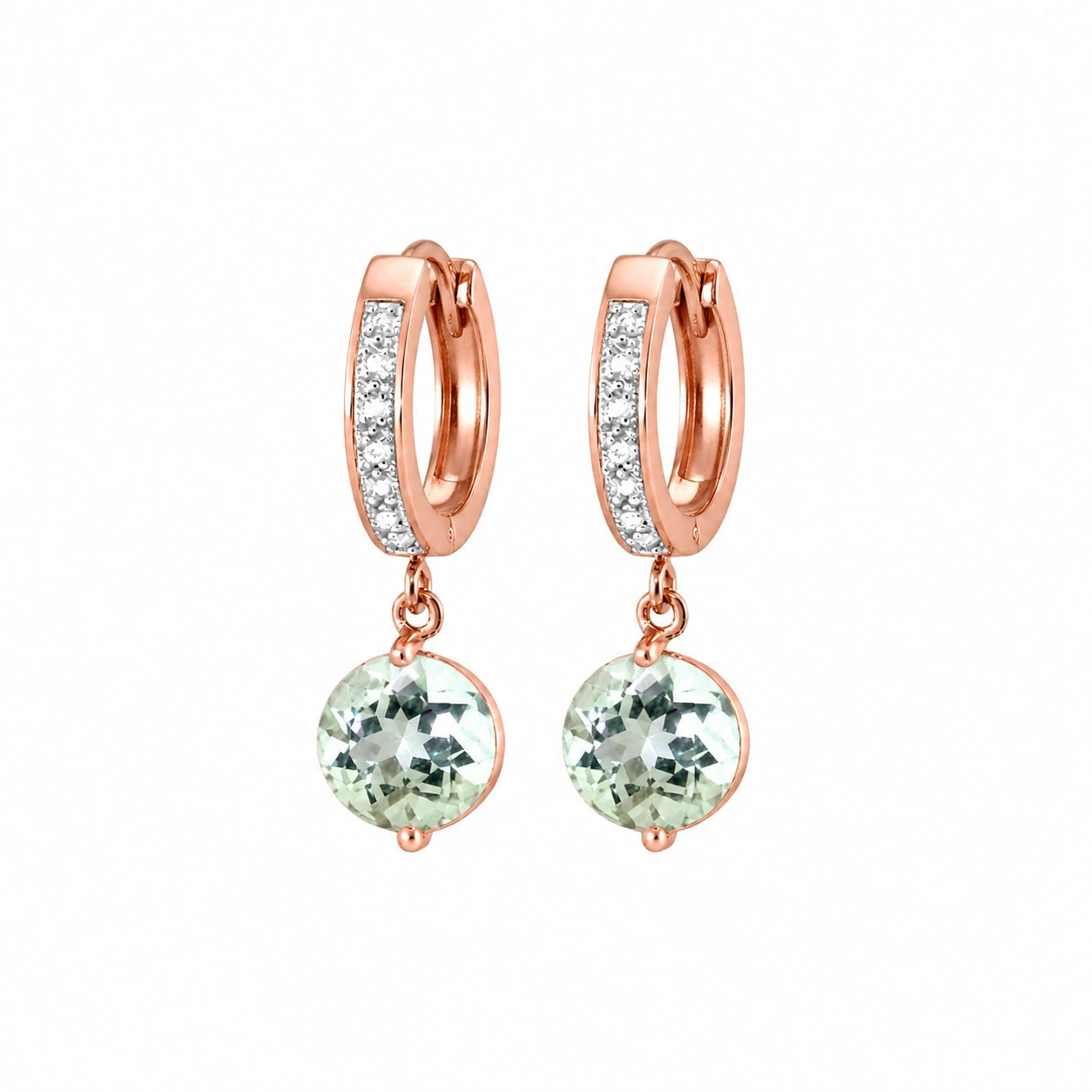 Rose Gold Diamond & Aquamarine — Mariacherubina