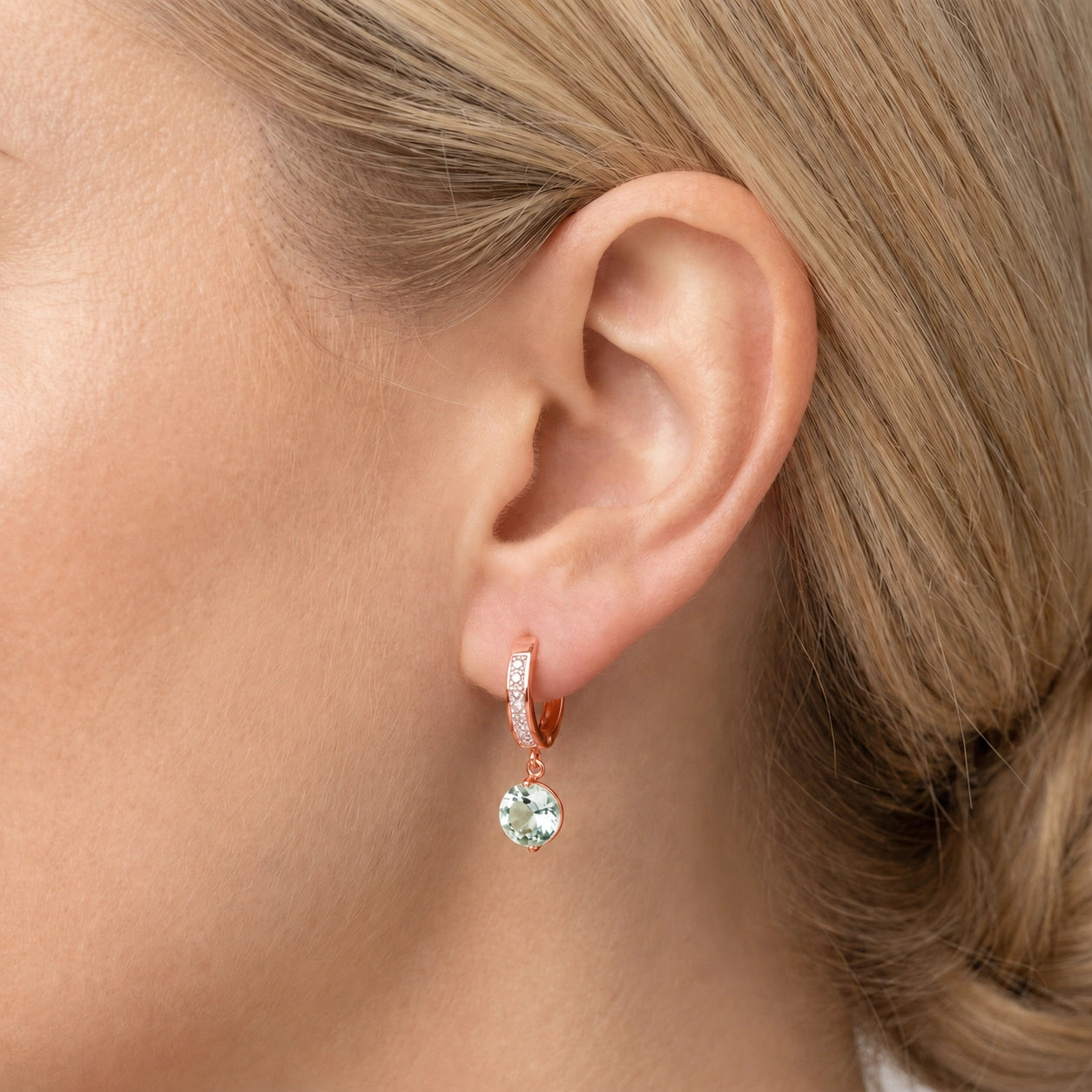 Rose Gold Diamond & Aquamarine — Mariacherubina