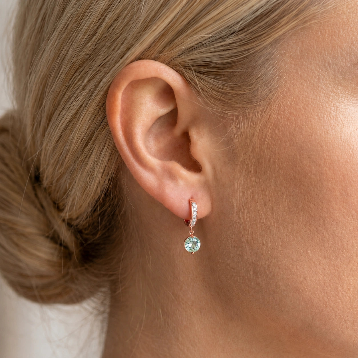 Rose Gold Diamond & Aquamarine — Mariacherubina