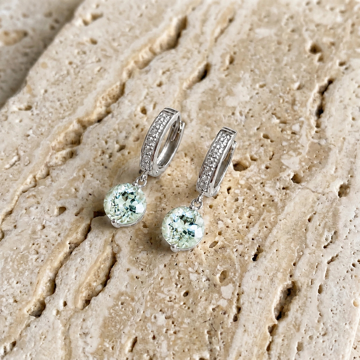 White Gold Diamond & Aquamarine — Mariacherubina