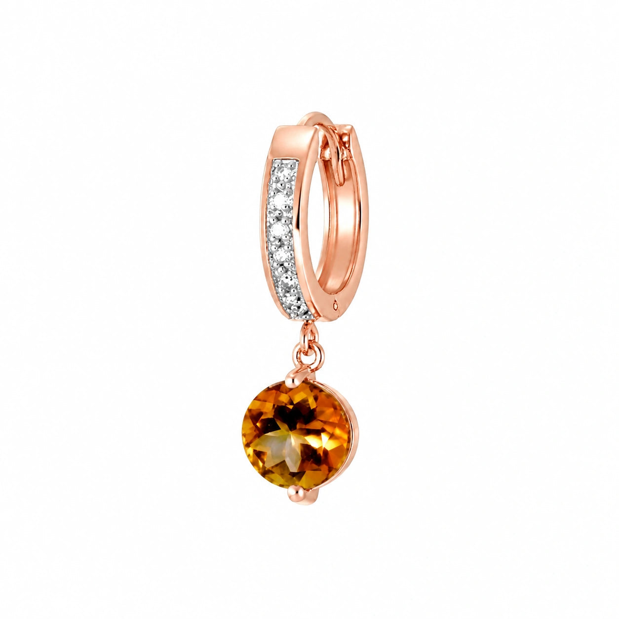 Rose Gold Diamond & Citrine — Mariacherubina