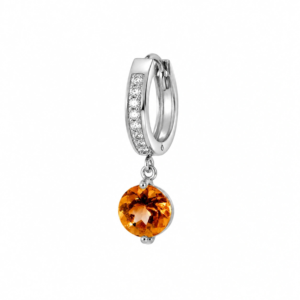 White Gold Diamond & Citrine — Mariacherubina