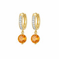 Yellow Gold Diamond & Citrine — Mariacherubina