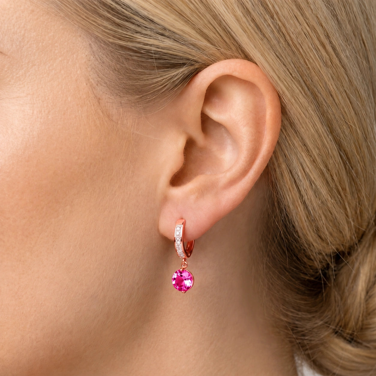 Rose Gold Diamond & Pink Topaz — Mariacherubina