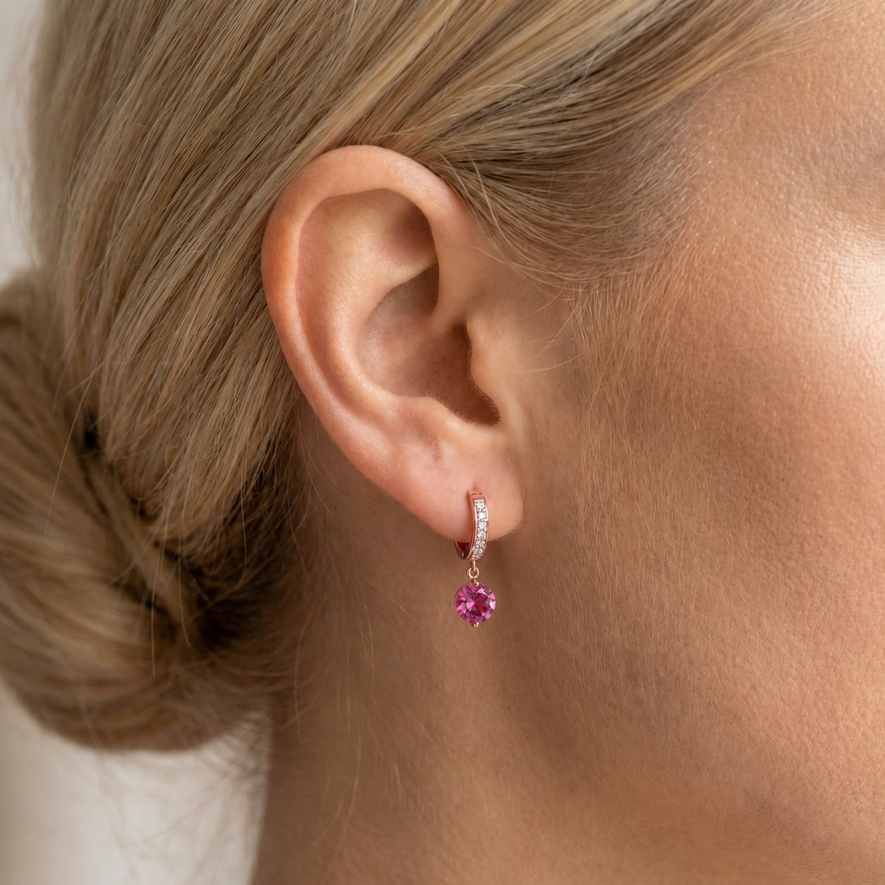 Rose Gold Diamond & Pink Topaz — Mariacherubina