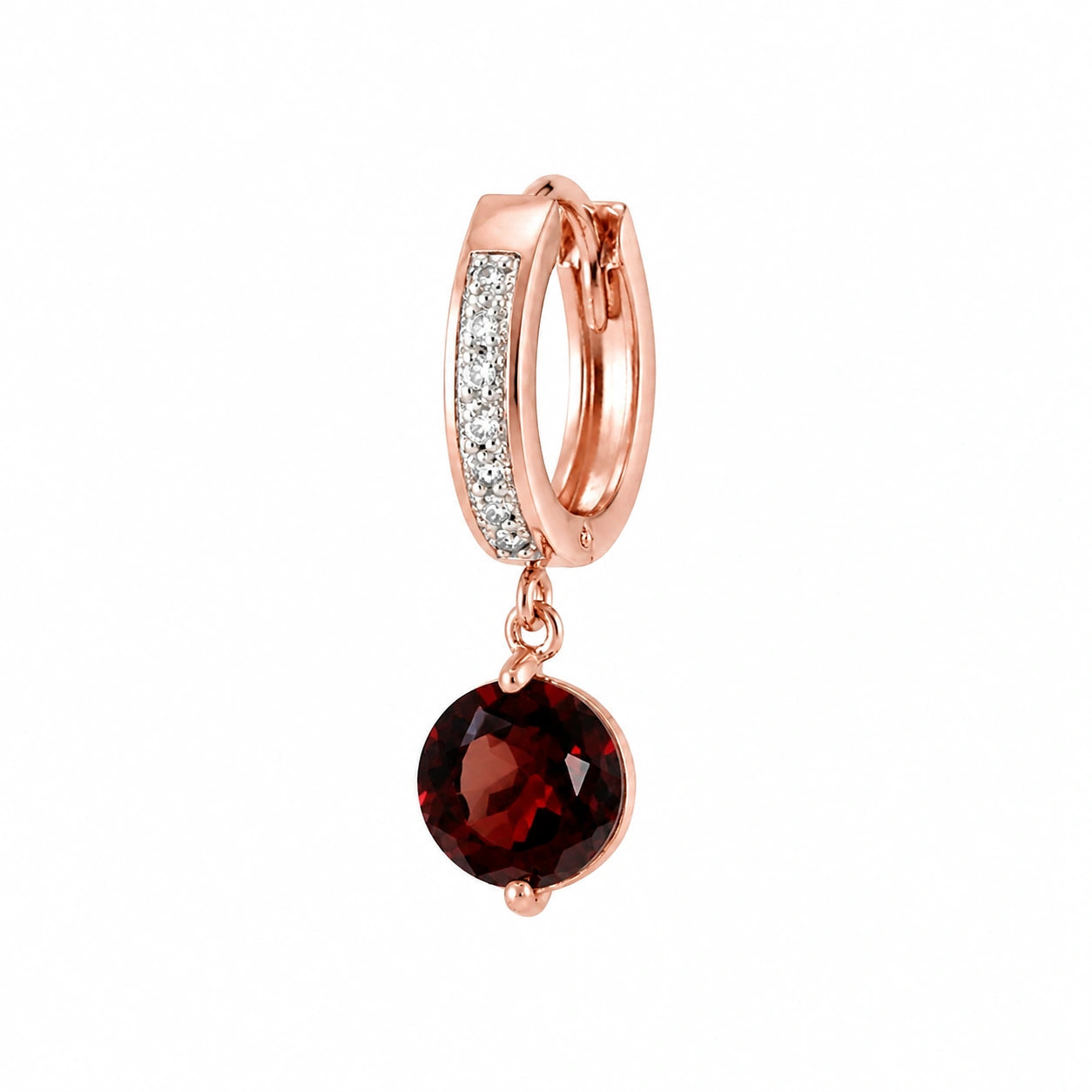 Rose Gold Garnet & Diamond — Mariacherubina