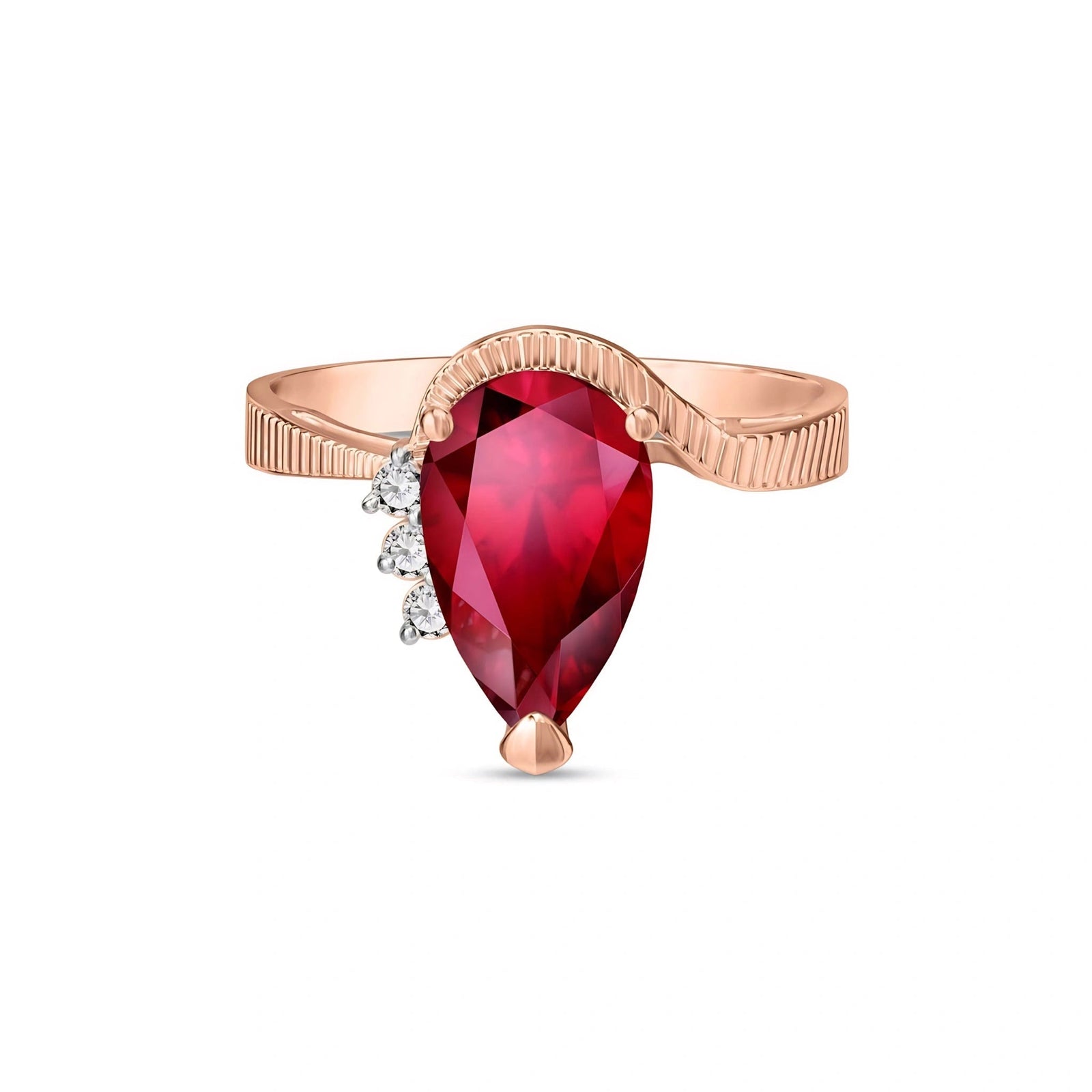 Rose Gold Diamond & Ruby — Ambra