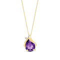 Yellow Gold Amethyst & Diamond — Ambrogina