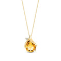 Yellow Gold Citrine & Diamond — Ambrogina