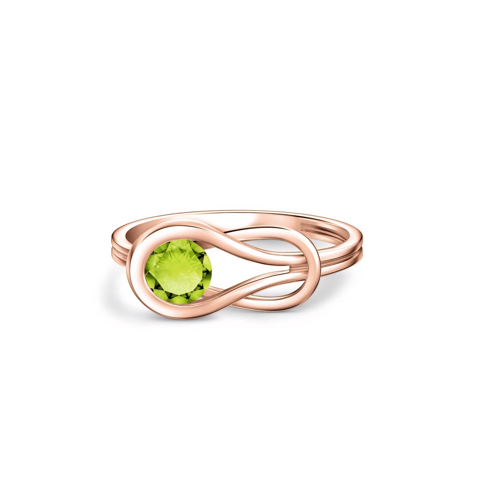 Rose Gold Ring Tanzanite 10K — Aurelia