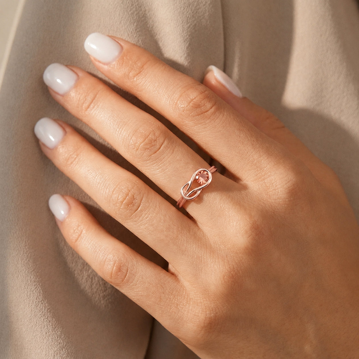 Rose Gold Ring Tanzanite 10K — Aurelia