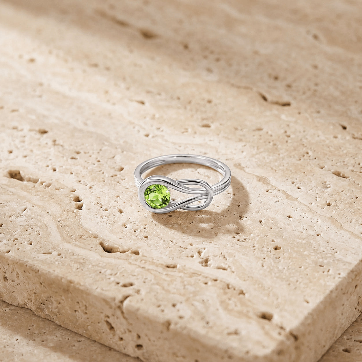 White Gold Ring Tanzanite 10K — Aurelia