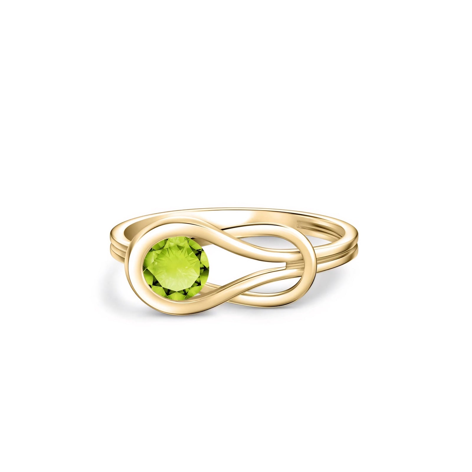 Yellow Gold Ring Tanzanite 10K — Aurelia