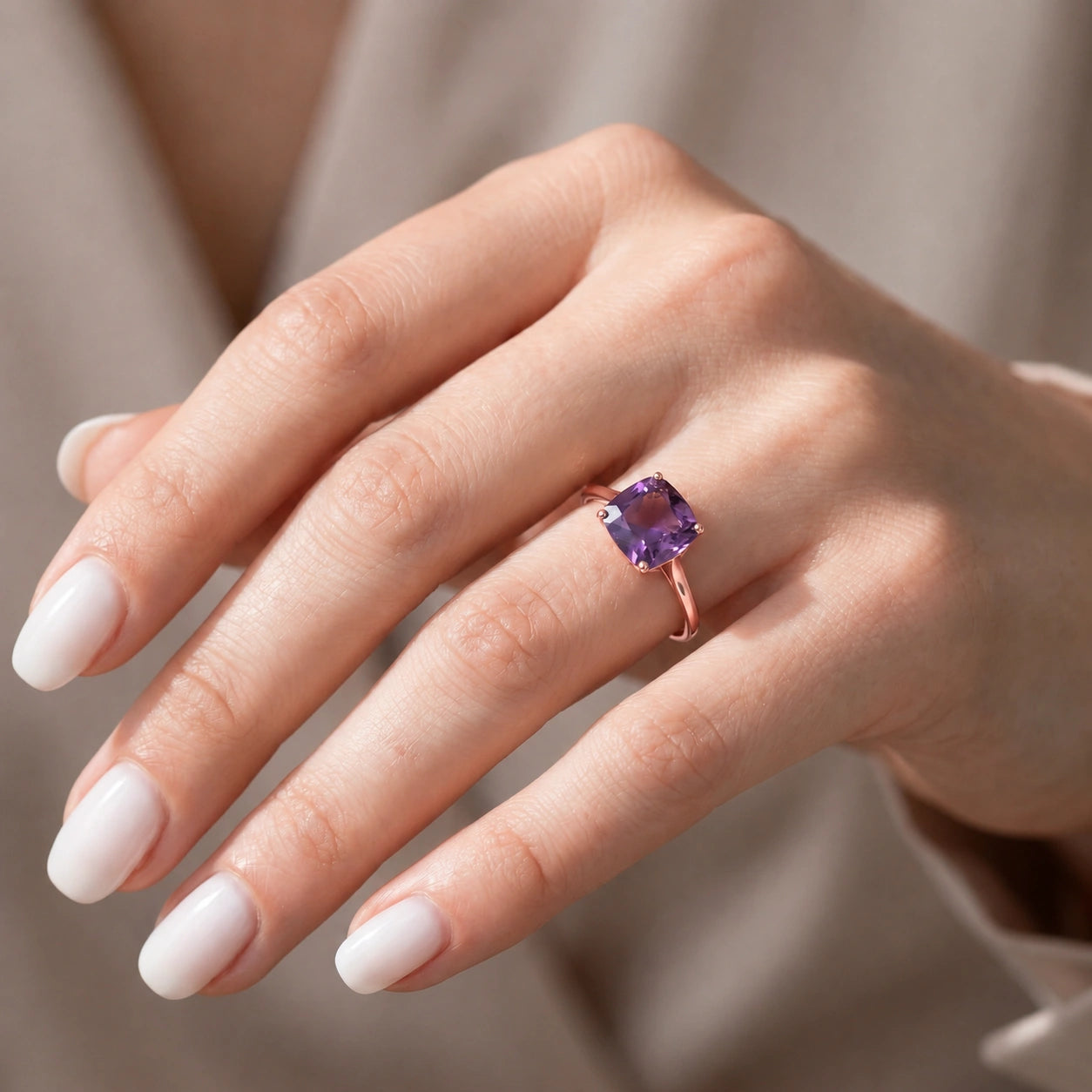Rose Gold Amethyst — Angelica