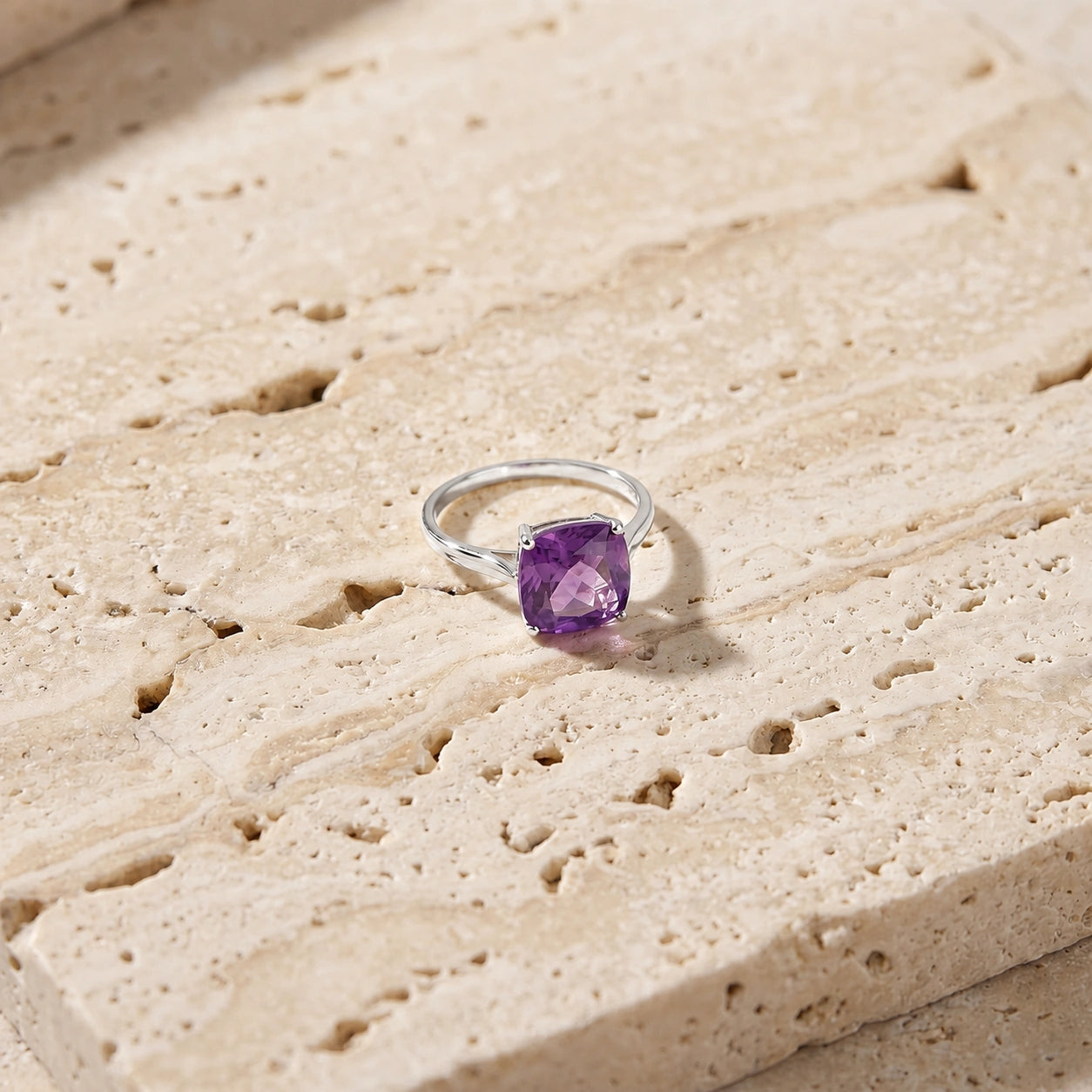 White Gold Amethyst — Angelica