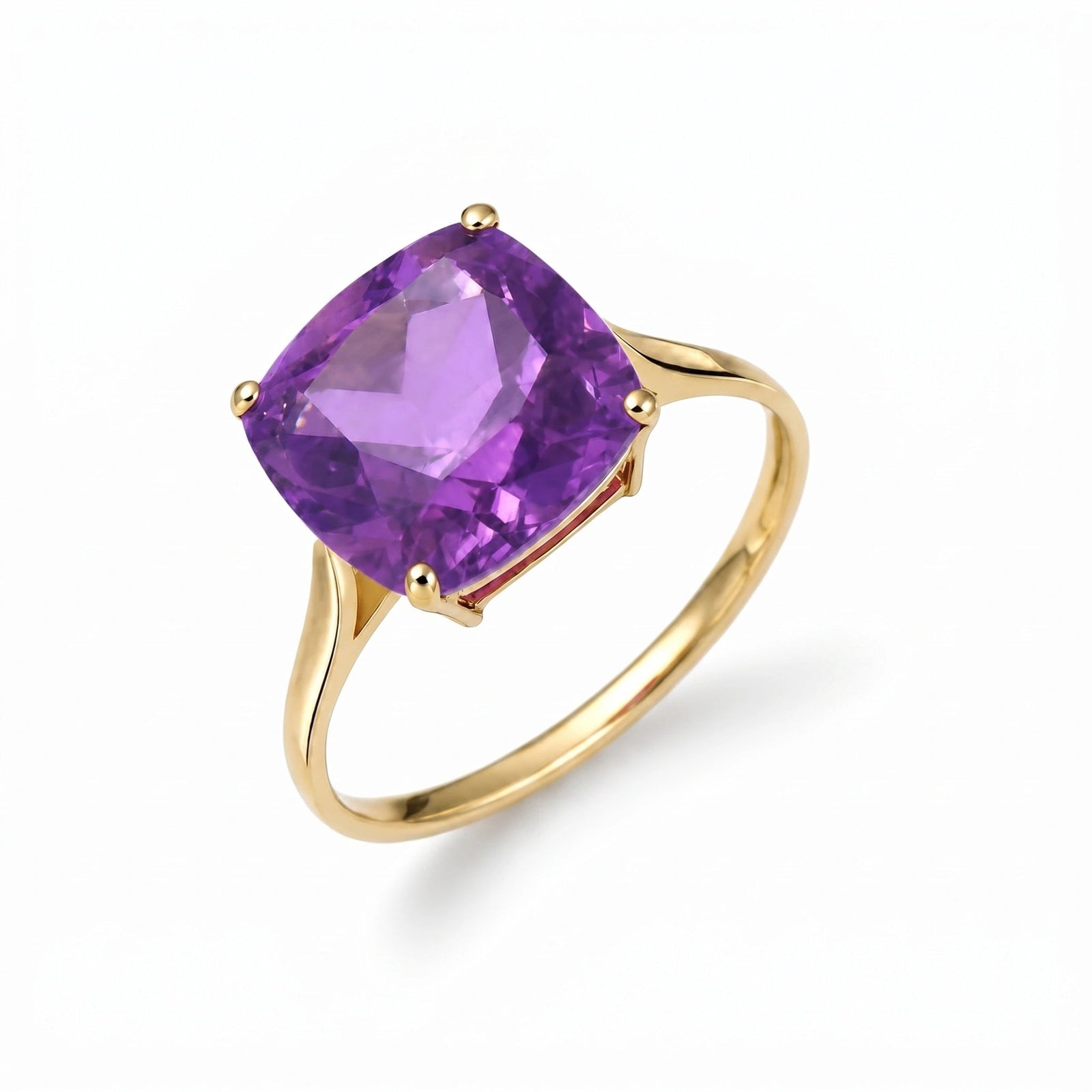 Yellow Gold Amethyst — Angelica