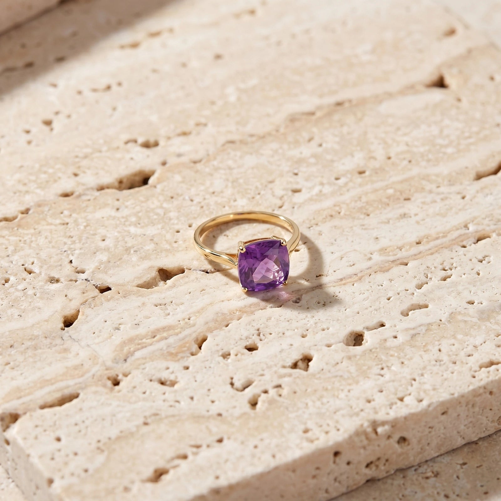 Yellow Gold Amethyst — Angelica
