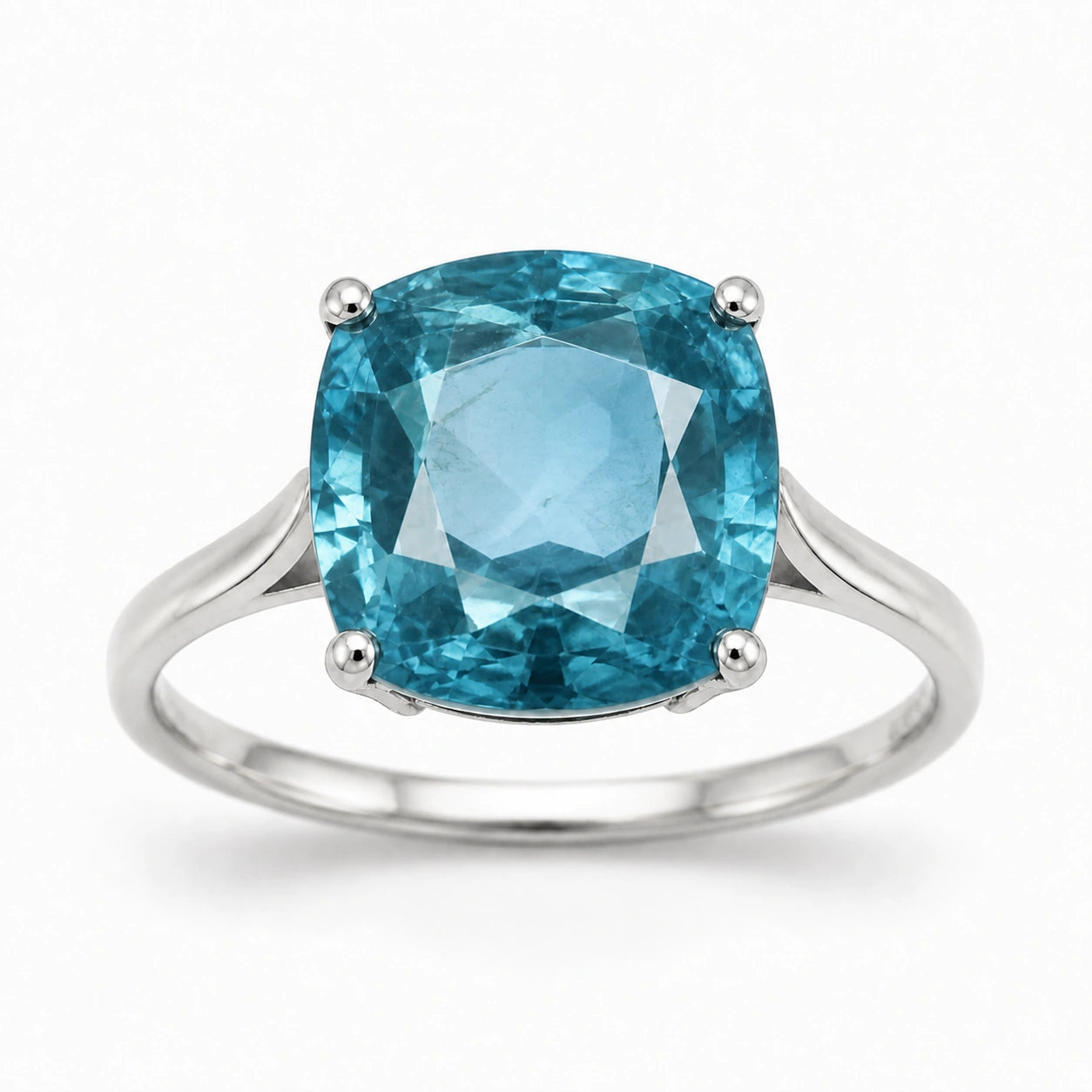 White Gold Blue Topaz — Angelica