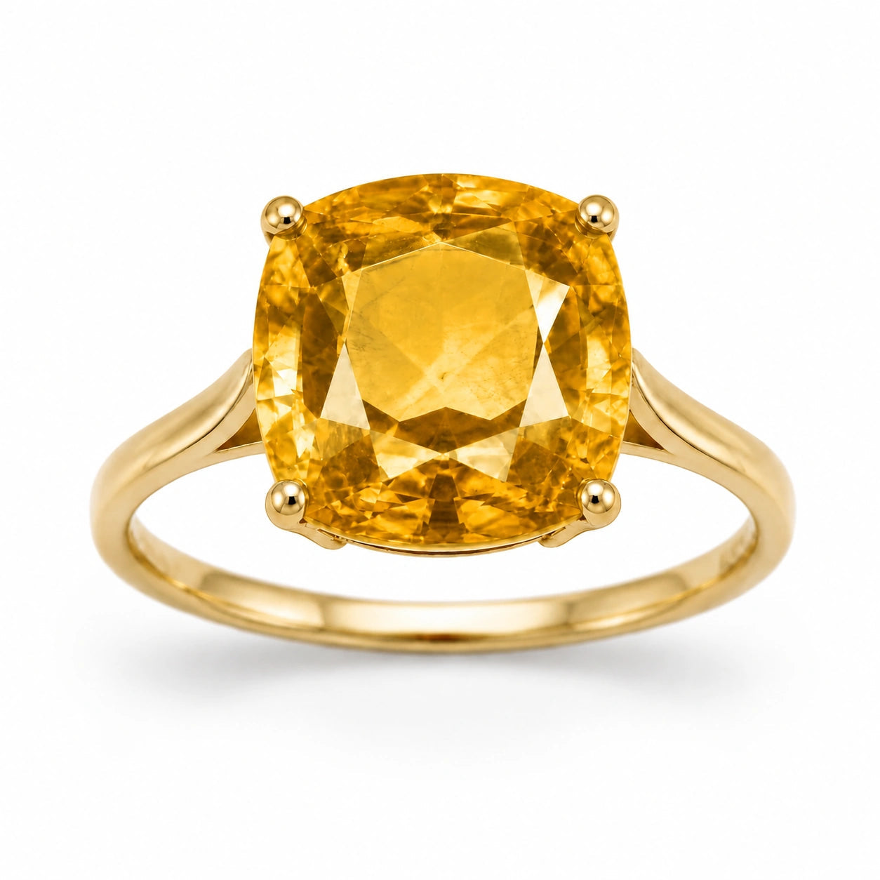 Yellow Gold Citrine — Angelica