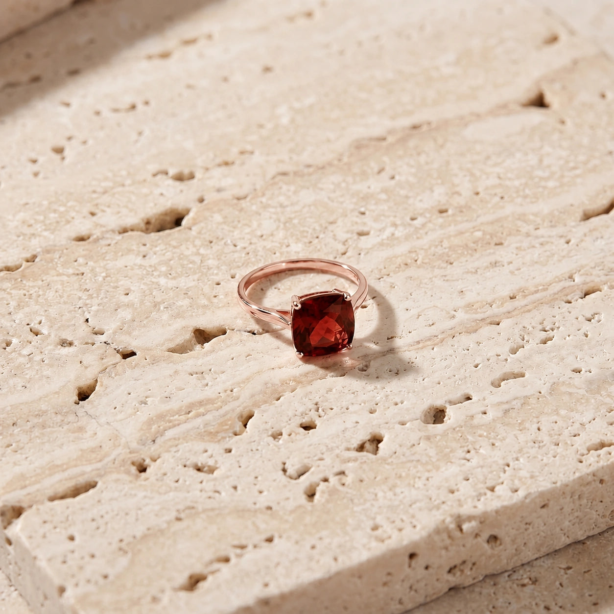 Rose Gold Garnet — Angelica