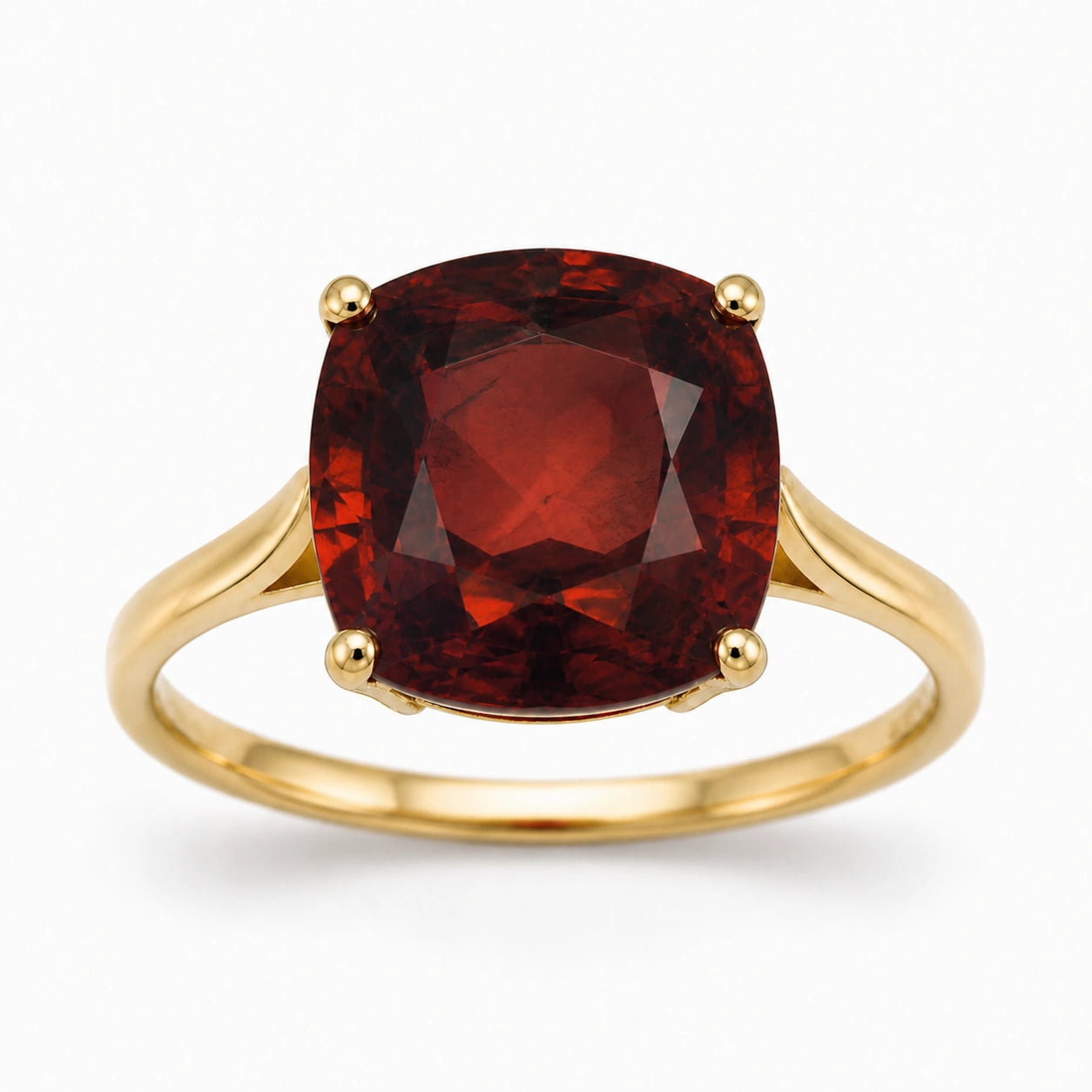 Yellow Gold Garnet — Angelica